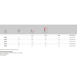 Trappstege 5-steg 1,2m