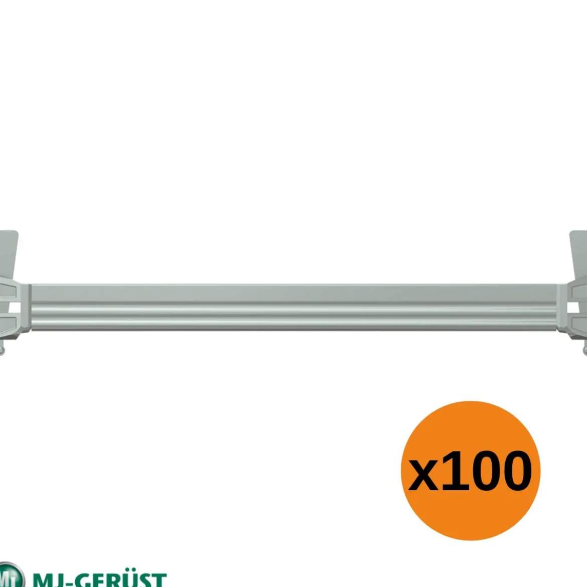 U-bom stål 100-pack