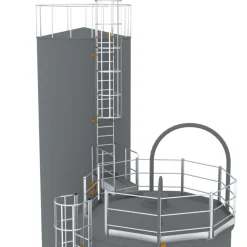 Underhållsplattform silo