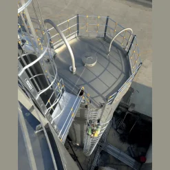 Underhållsplattform silo