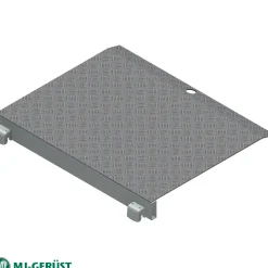 Överlappsplåt 0.63 m 2-plan