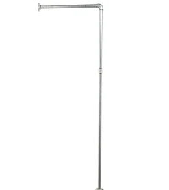 Väggmonterad klädställning enkel 50x150