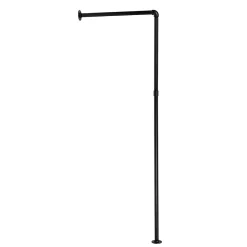 Väggmonterad klädställning enkel 50x150