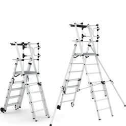 Vikbar teleskopisk arbetsplattform 1,31-1,83m