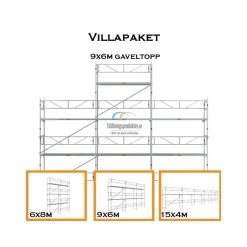 Villapaket ramställning ALU 60m²